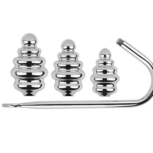 Ribbed Set GreatBenefit Anal 8826 Screw-in Hook 0603
